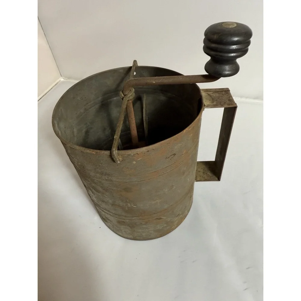 VINTAGE Duplex Sifter And Unmarked Sifter